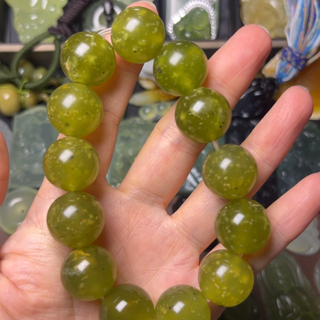 蛇纹石玉未镶嵌手串