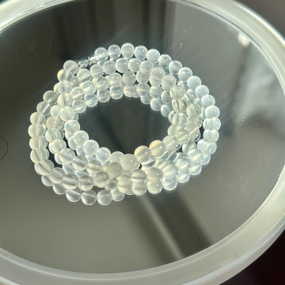 玛瑙项链卡6咪圆珠