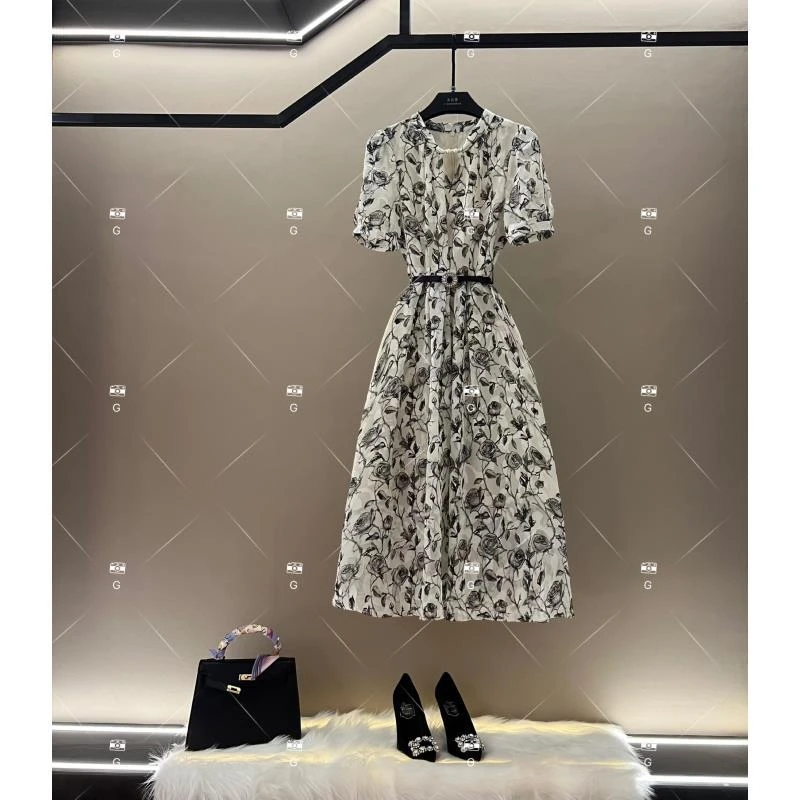 【露露】春夏优雅百搭时尚中国风女装连衣裙 GS-57011