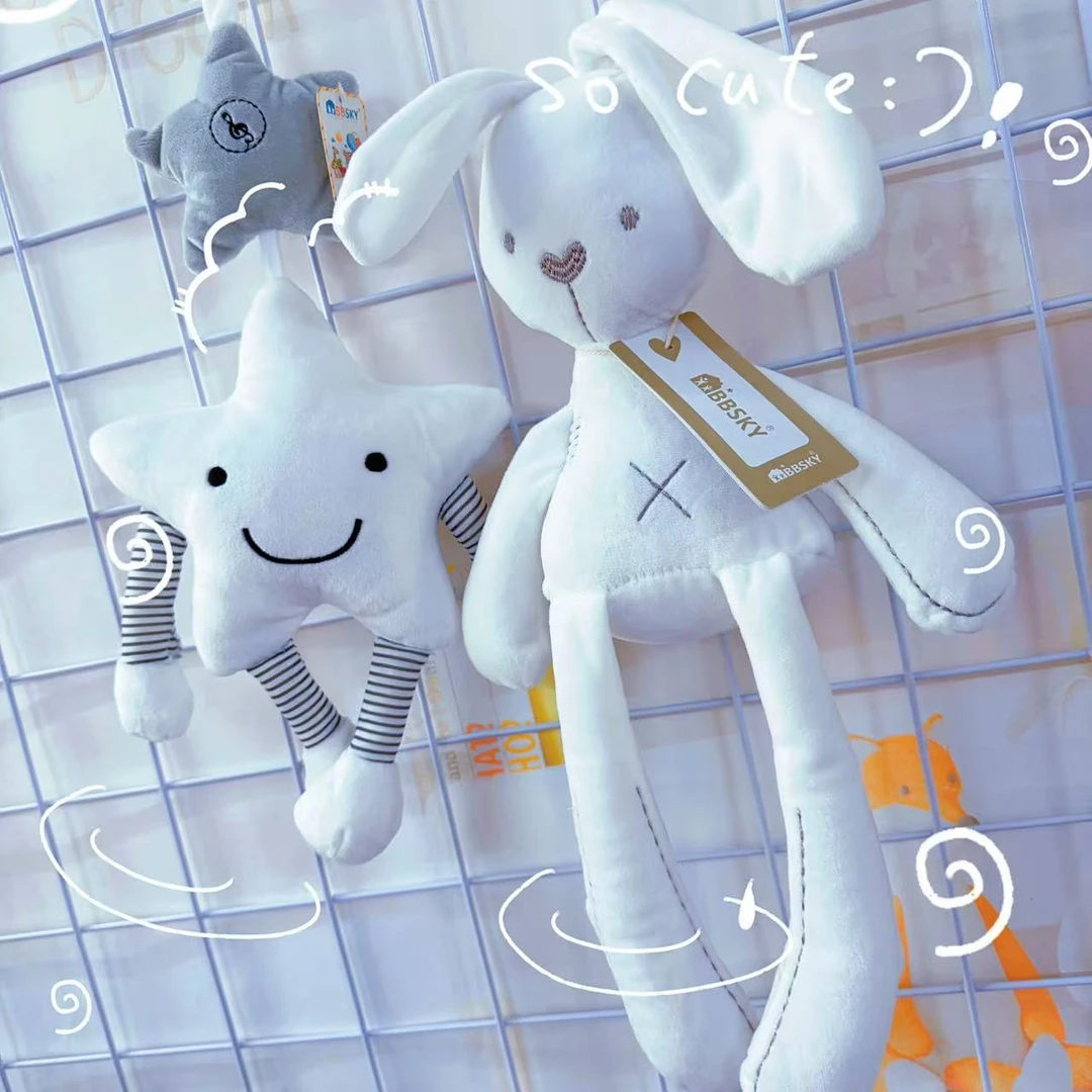 （直播间专属2号）母婴毛绒玩具组合套餐摇铃床挂音乐盒