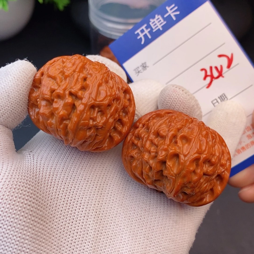 文玩核桃把件42磨盘342