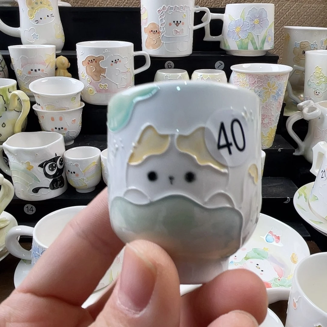 漫甜手工陶瓷杯子40