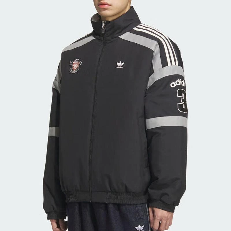 「双11好物」阿迪达斯三叶草两面穿棉衣男装保暖夹克运动外套KC0093