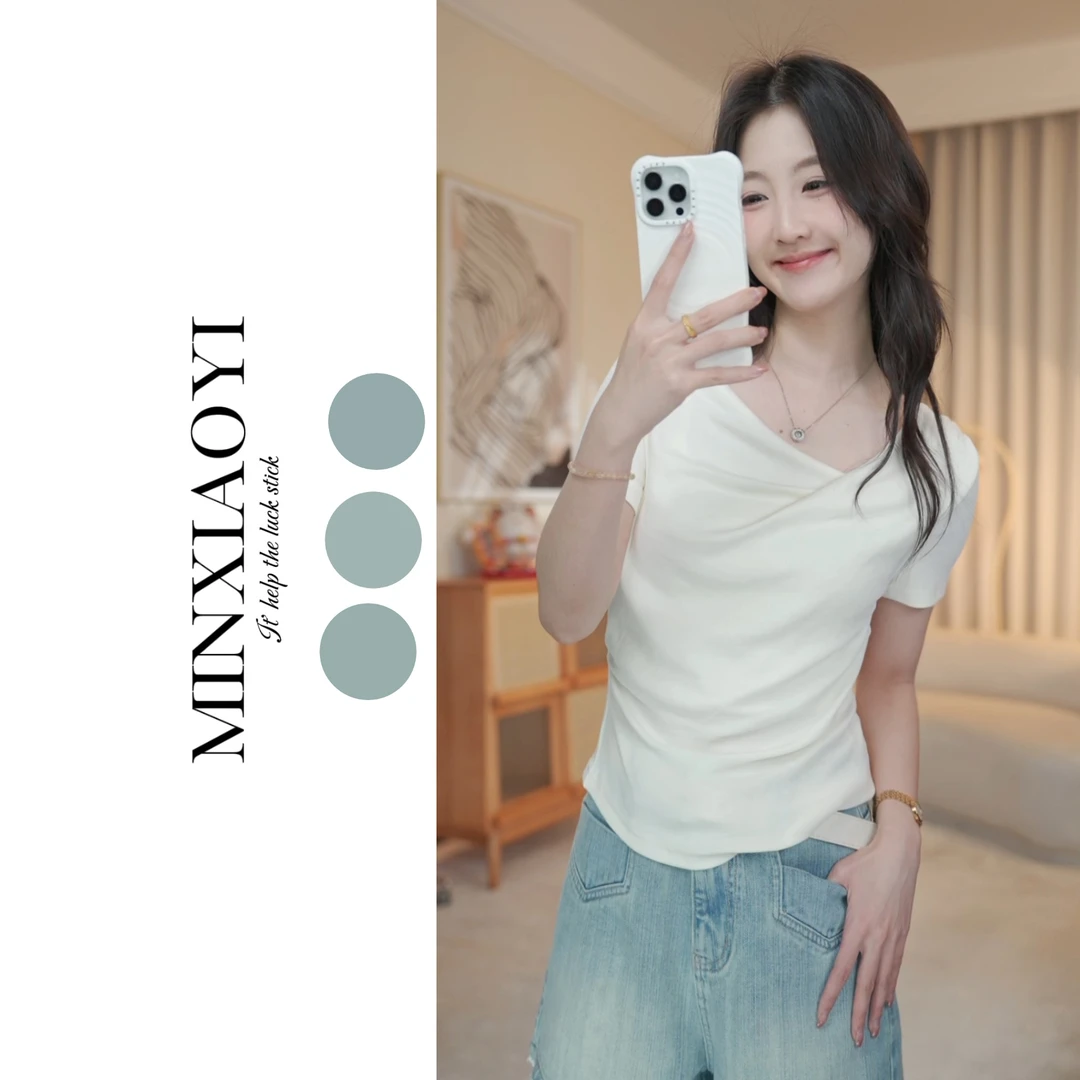 闵笑一【恋恋夏日】设计款春夏上衣女装丨P308