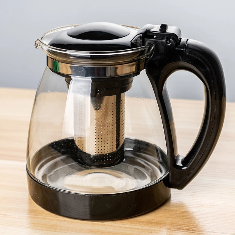 大容量茶具花茶壶水壶耐热1000/2000ML家用玻璃耐高温泡茶壶加厚