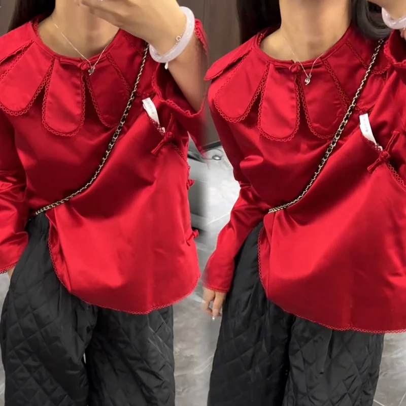 2025秋冬新款时尚显瘦气质网红高档洋气女高级百搭宽松大码 T桖衫