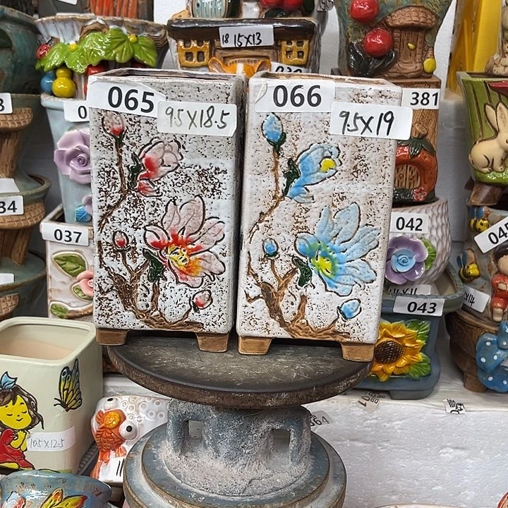 粗陶材质多肉花盆