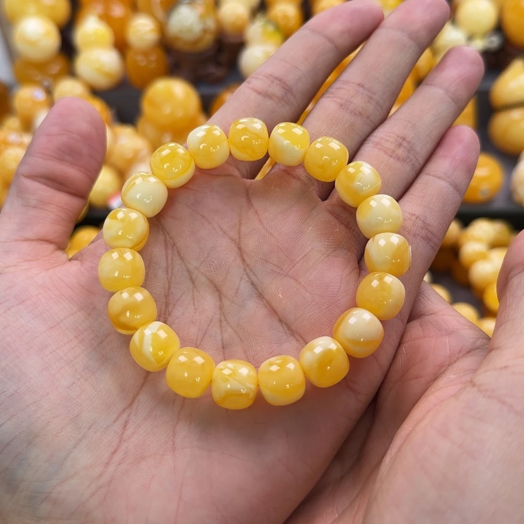 琥珀未镶嵌珠宝奇石11mm同料