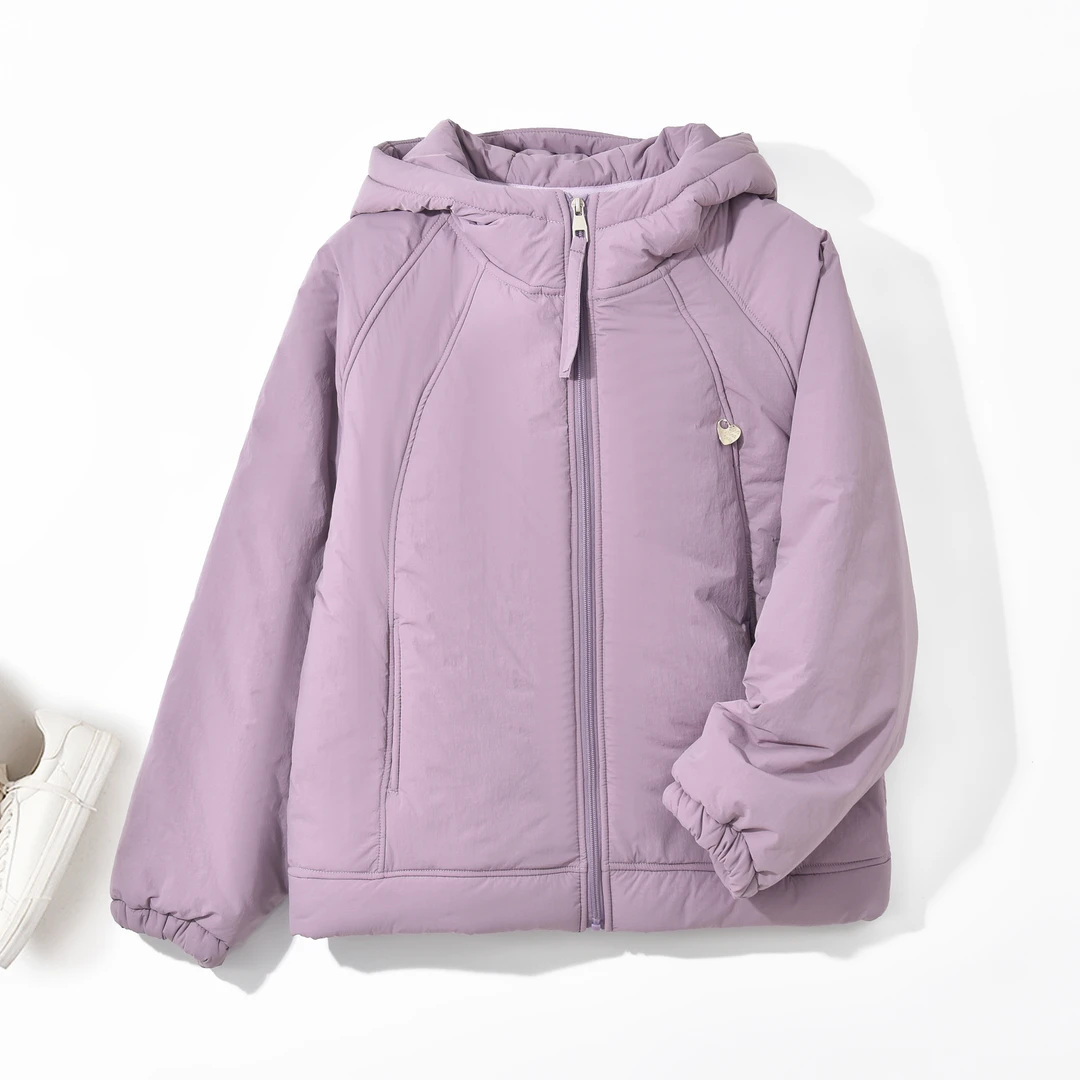 JM-[纯色保暖]2025冬季加厚保暖气绒棉时尚短外套K-MF7120