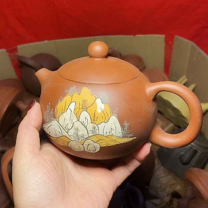 全手工制作宜兴紫砂手工茶壶