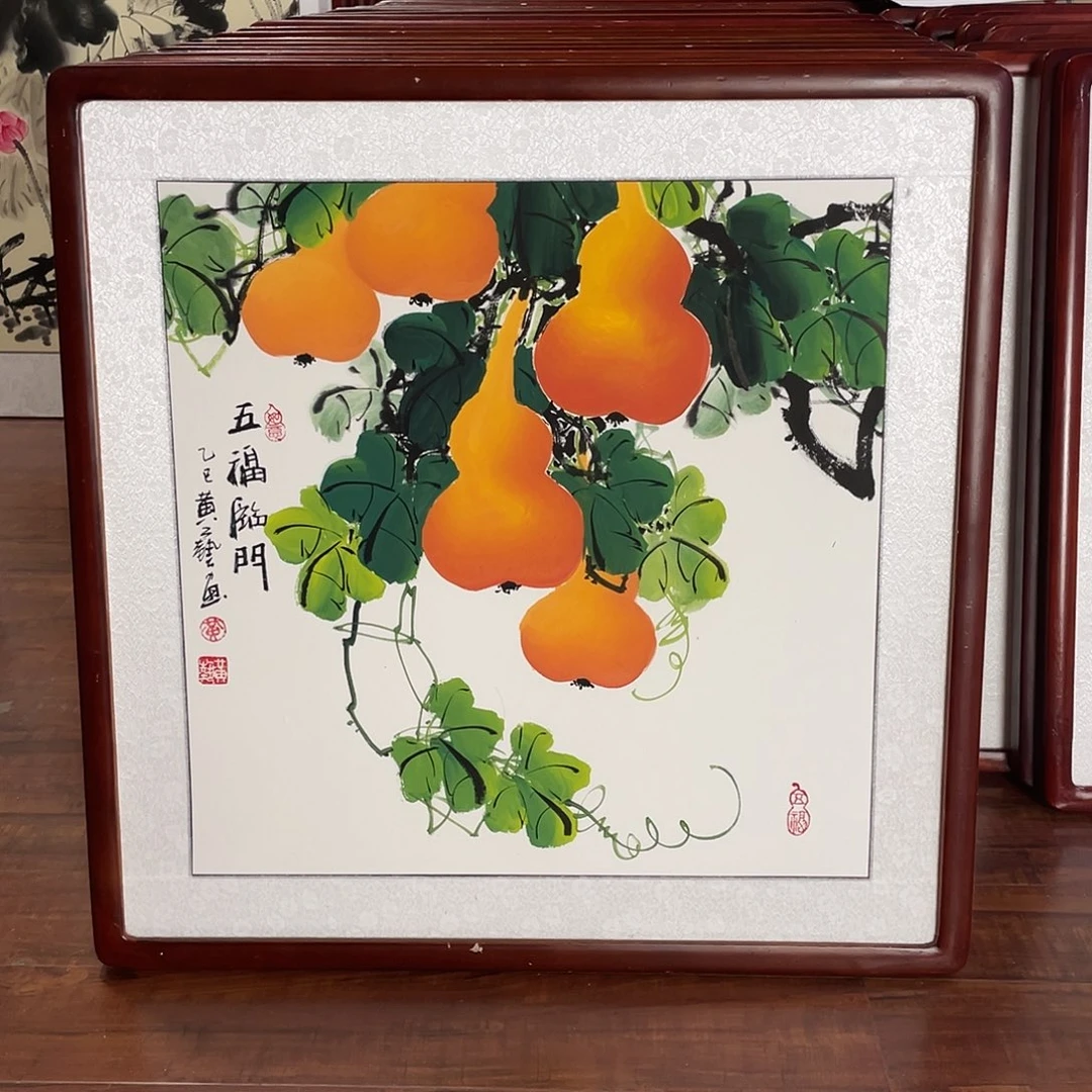 国画带框尺寸63*63厘米