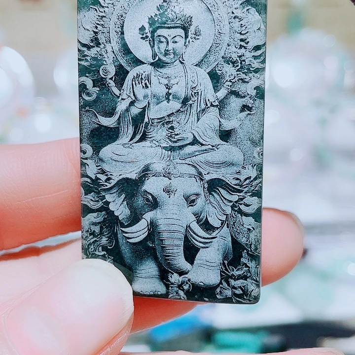 翡翠未镶嵌颈饰天然缅甸翡翠A货吊坠