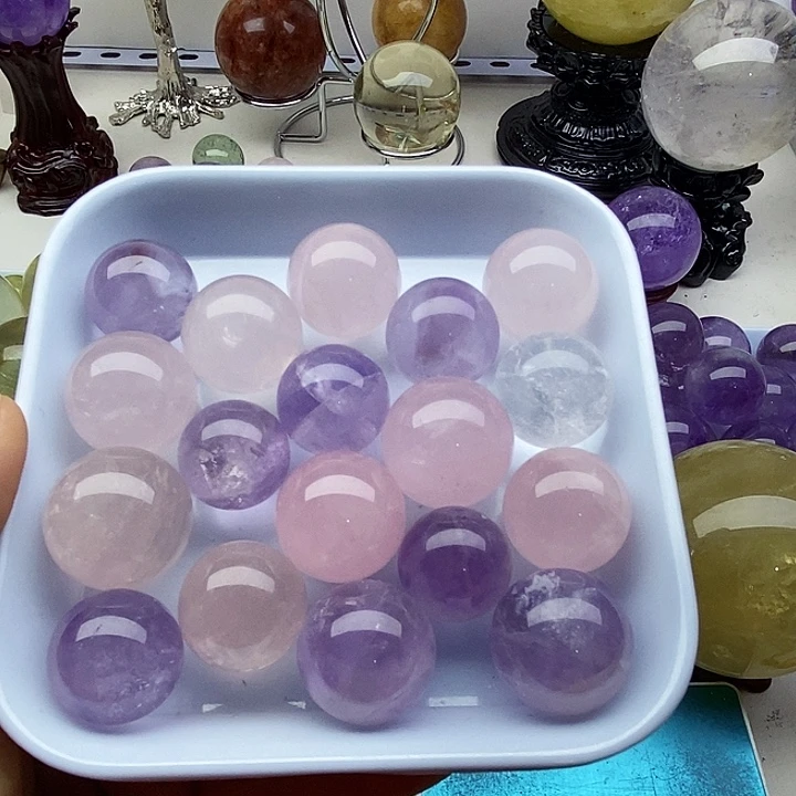 水晶天然水晶未镶嵌未镶嵌花*7