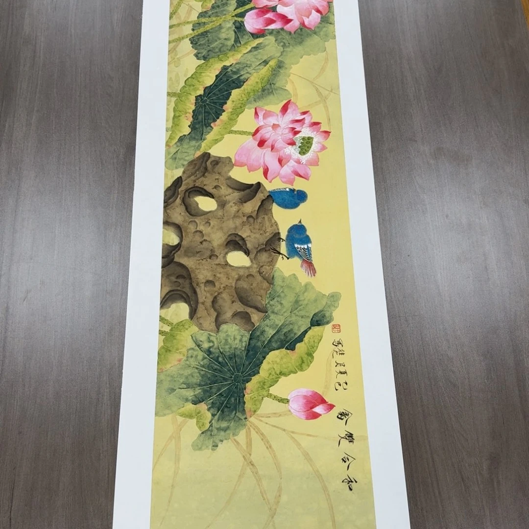 国画国画作品山水花鸟
