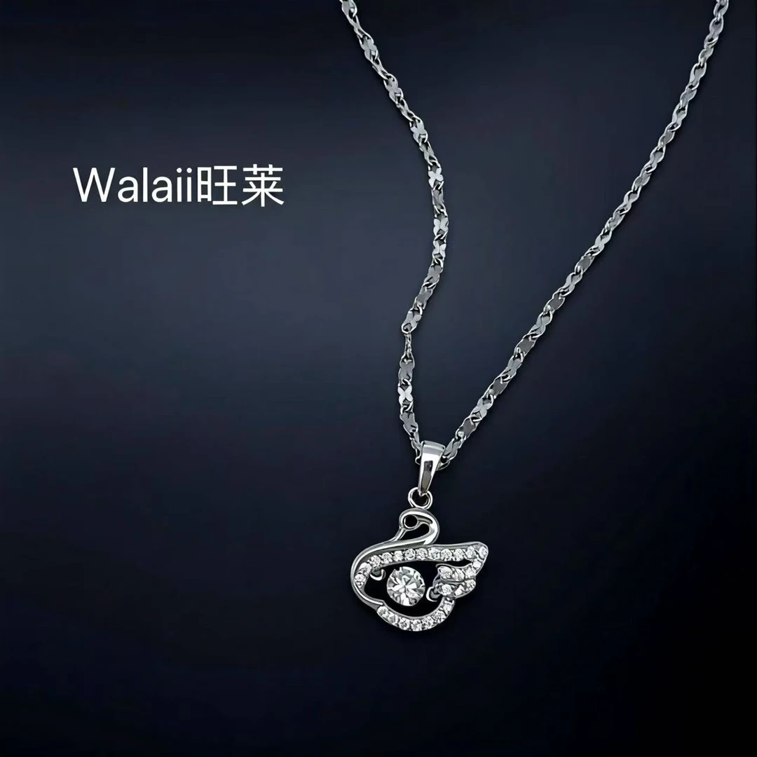 坠链均925银 旺莱 929 天鹅灵动套链397 凤梨严选 时尚年轻