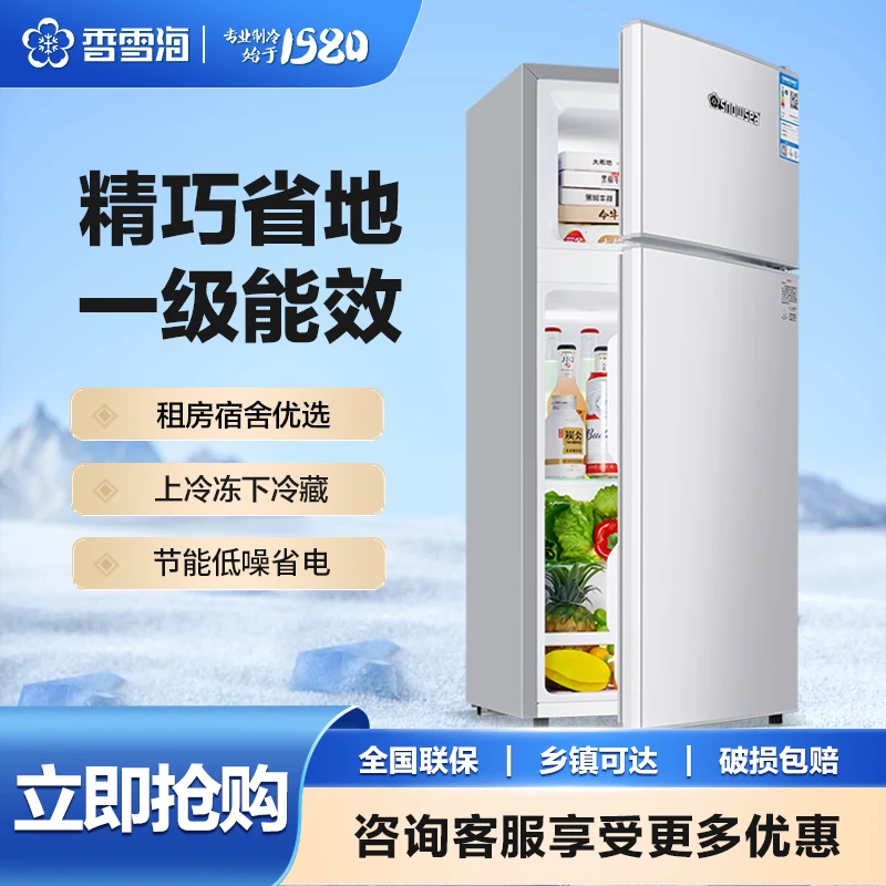 香雪海(云策）出租房42升双门小冰箱家用小型电冰箱冷藏宿舍租房