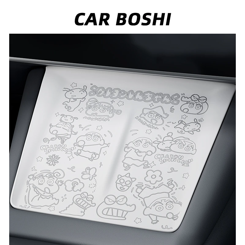 汽博士适用特斯拉ModelY/3焕新版中控无线充电硅胶防滑垫改装配件