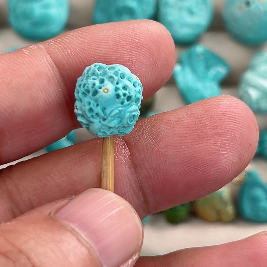 绿松石未镶嵌配饰