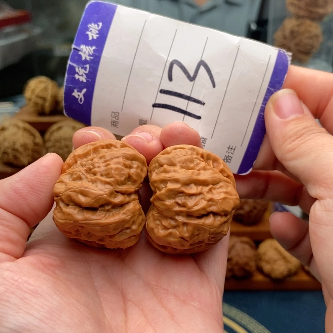 文玩核桃把件38蛤蟆头