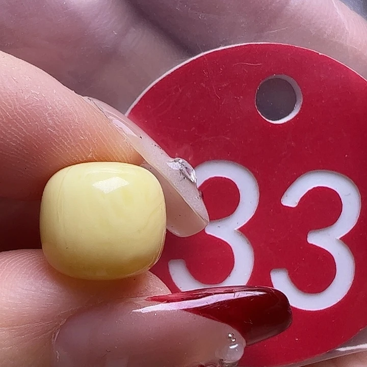 蜜蜡未镶嵌珠宝奇石10.7mm聚宝盆老型