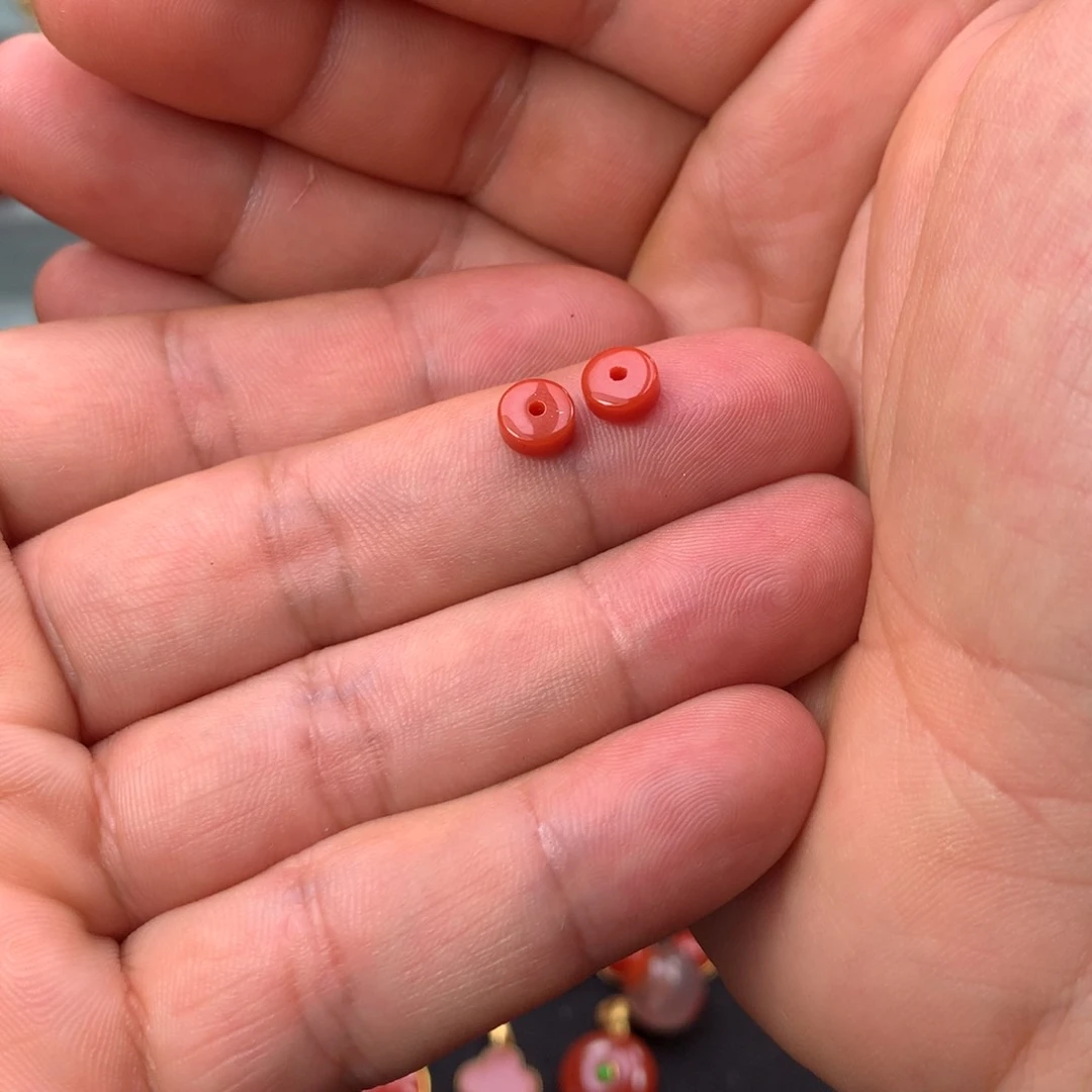 南红玛瑙珠子未镶嵌旋*律