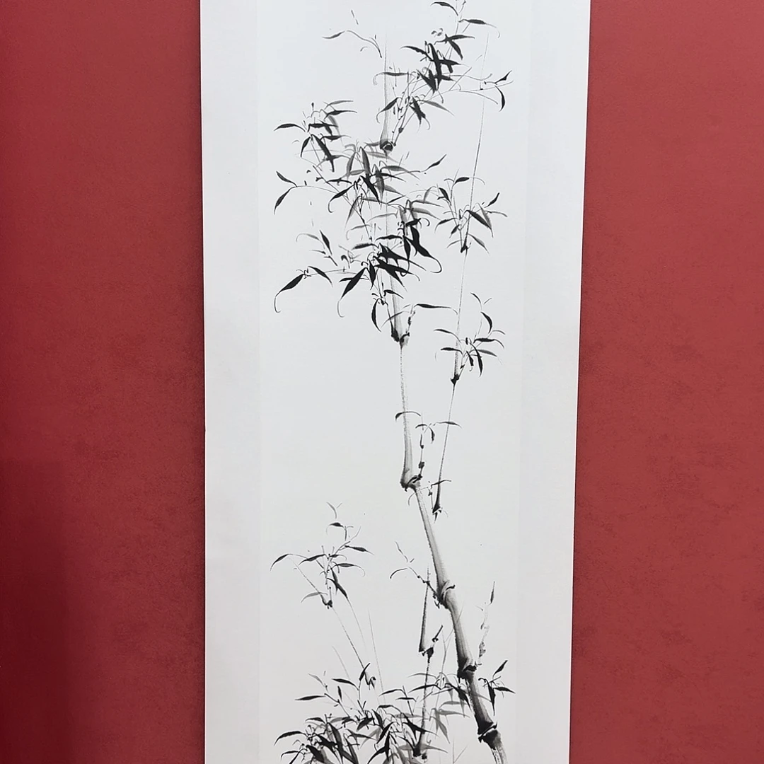 国画国画作品欣赏四尺条屏