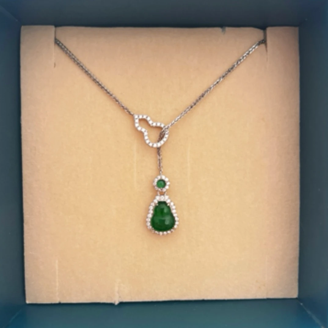 非金属珐琅项链 【绿葫芦吊坠】小票299➕40代购