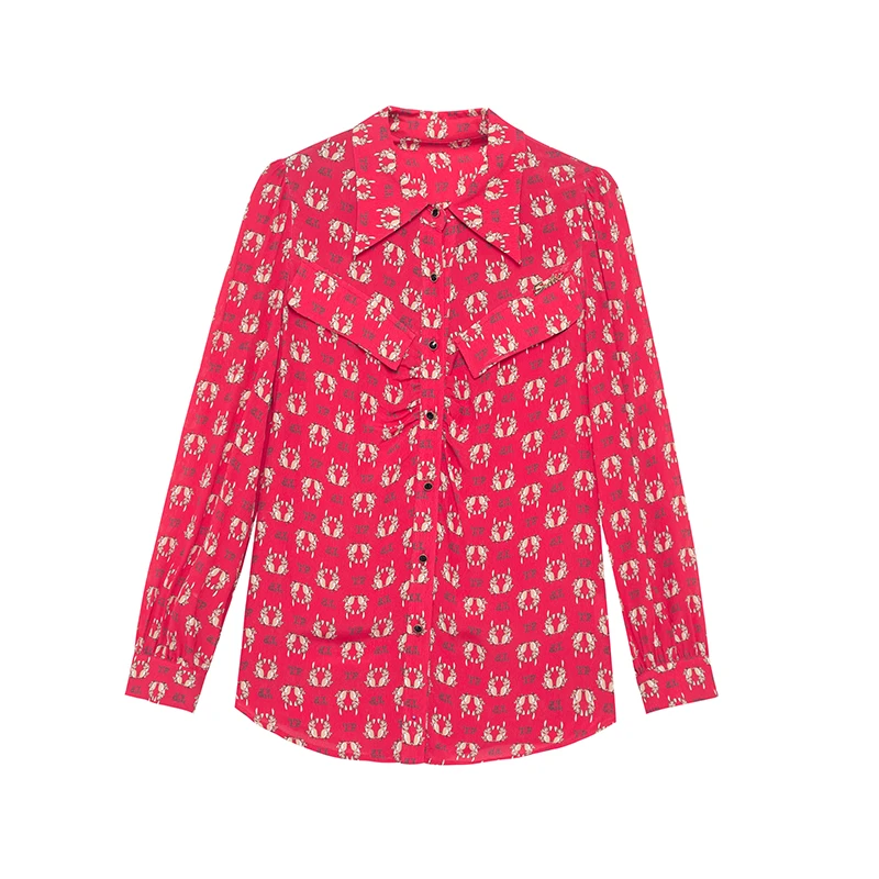 【品牌】商场同款动物印花衬衫N041A31543