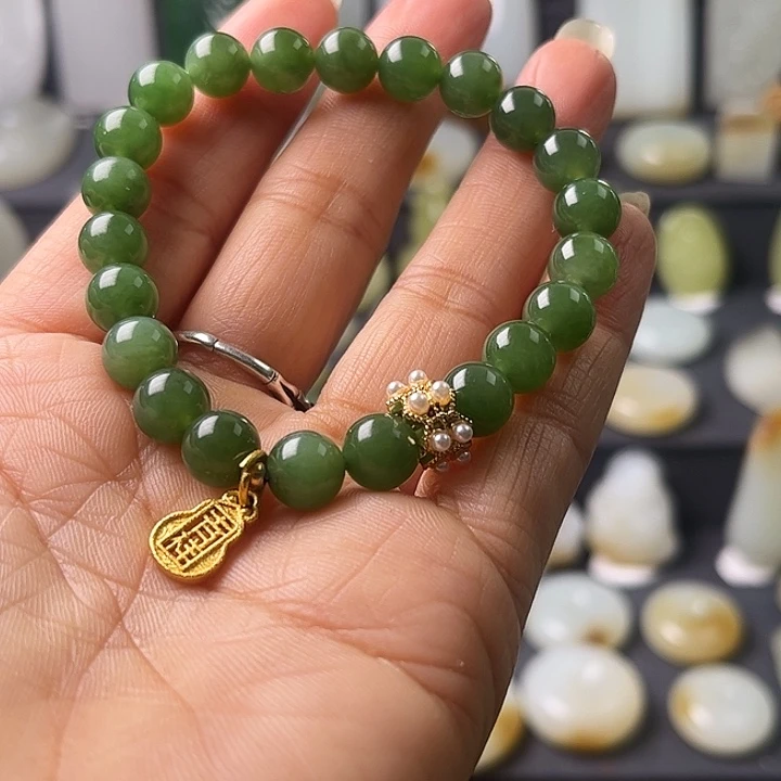 和田玉（碧玉）未镶嵌包链