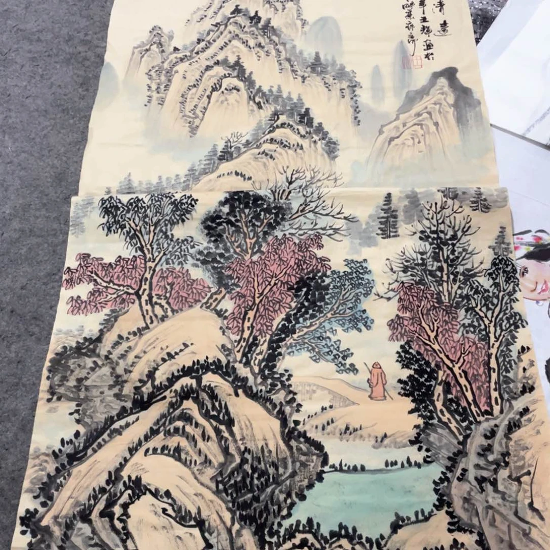 国画国画作品画画一个作品