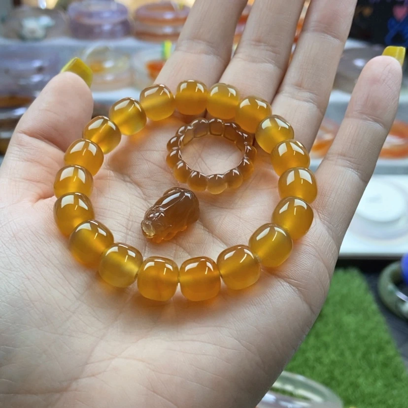 【闪购商品】玛瑙/玉髓手镯未镶嵌亿***瑷