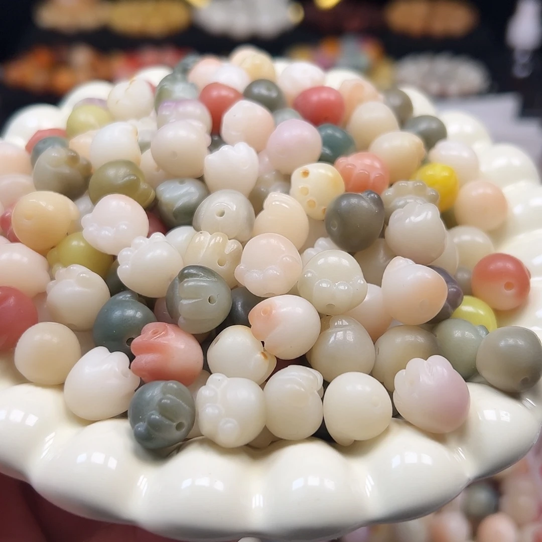 手串菩提根/象牙果卡12多宝猫爪100颗