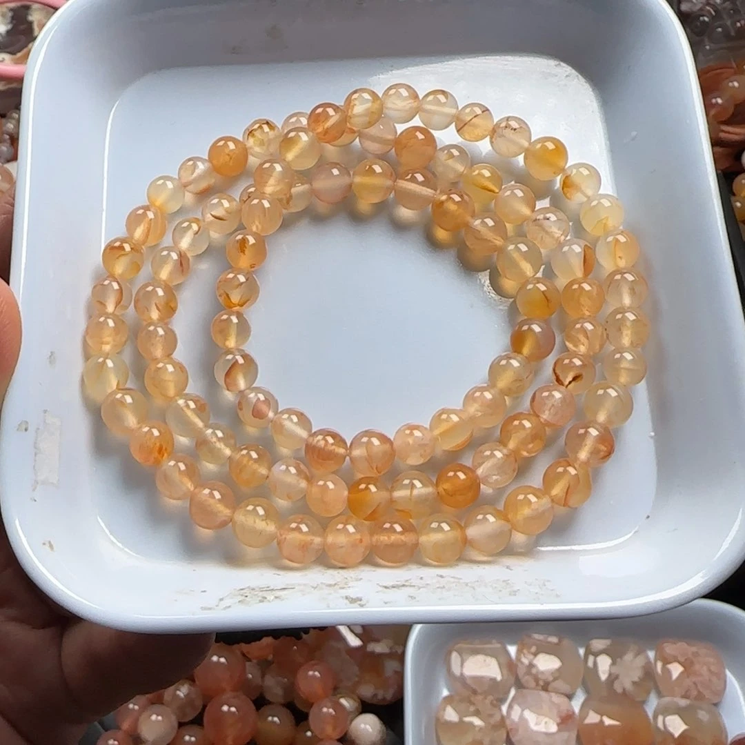 未镶嵌玛瑙/玉髓珠宝半成品