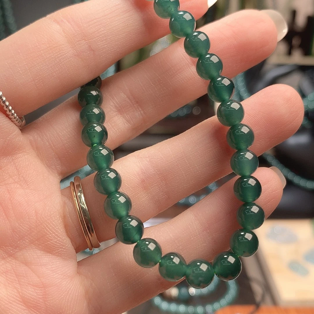 翡翠挂件未镶嵌锐****工手串