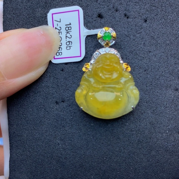 18K金镶嵌手链翡翠翡翠