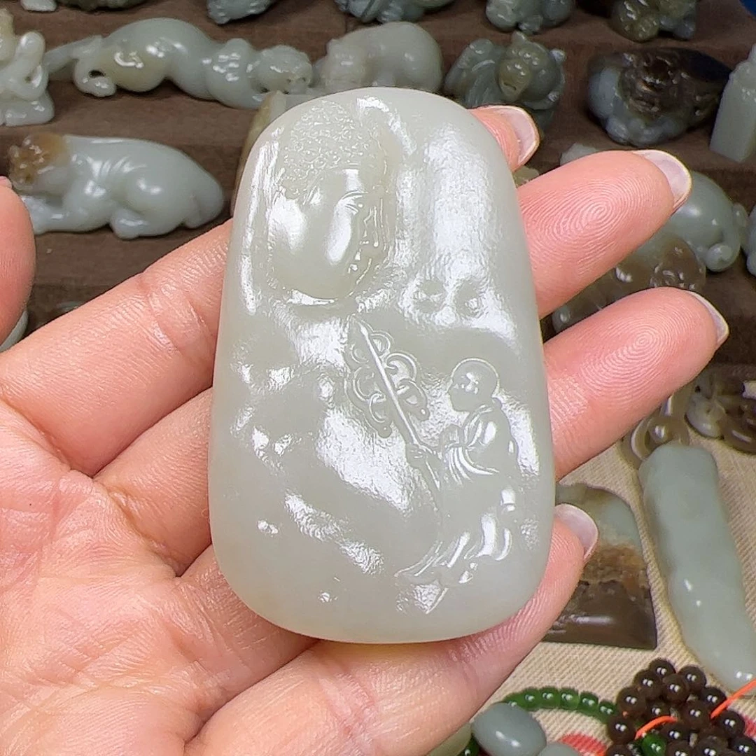 和田玉挂件未镶嵌