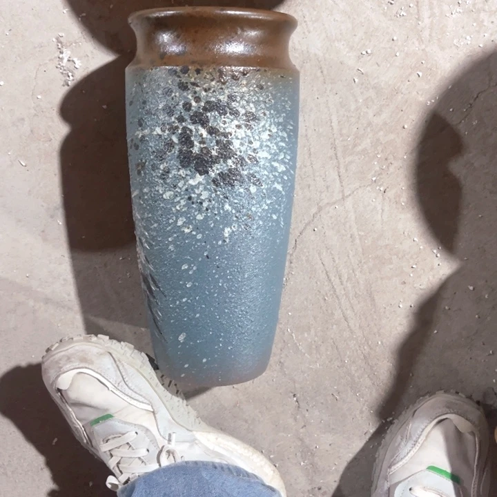 紫砂花盆口径14高度31两只正品