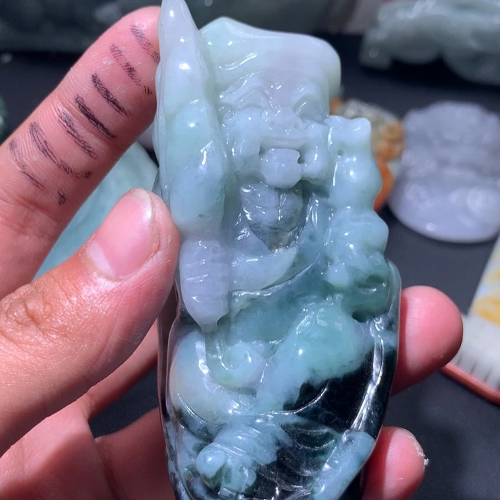 翡翠未镶嵌颈饰保真天然a货翡翠