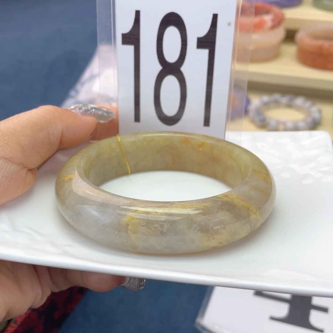 石英质玉未镶嵌手镯62圈