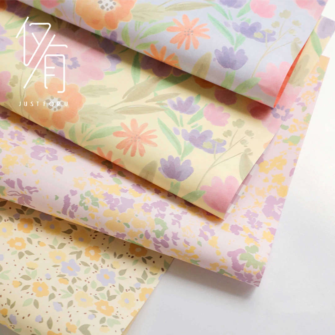 【仅有】田园碎花系列风华艺术纸10张/包小清新可爱花艺包装纸