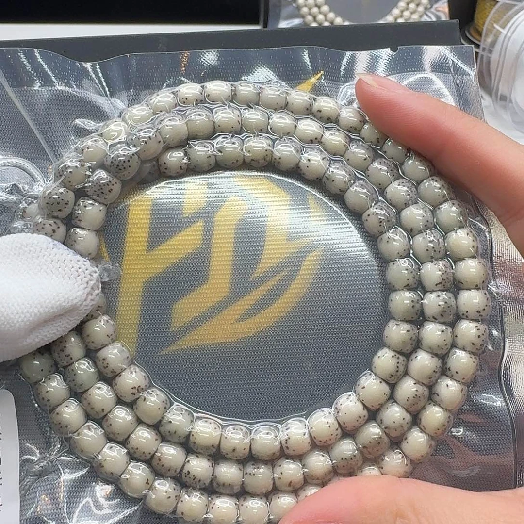 星月菩提吊坠123一物一图糯冰河豚7鼓珠108