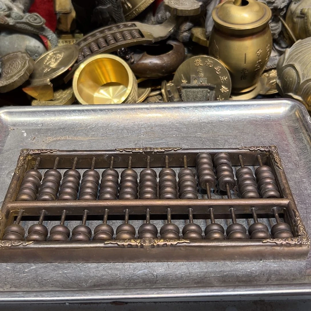 迷***蜂黄铜摆件，文房摆件工艺品