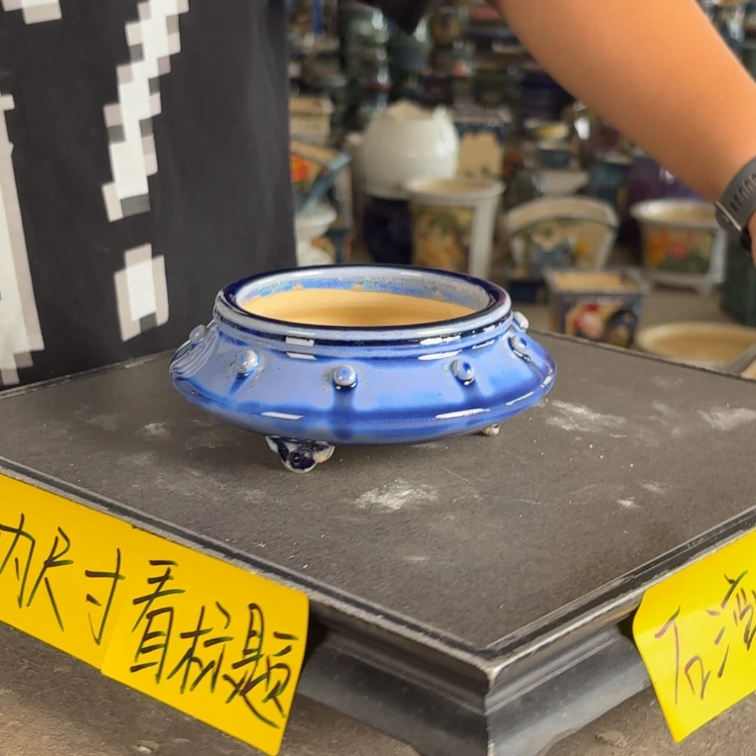 。一风堂石湾花盆 内口9*4