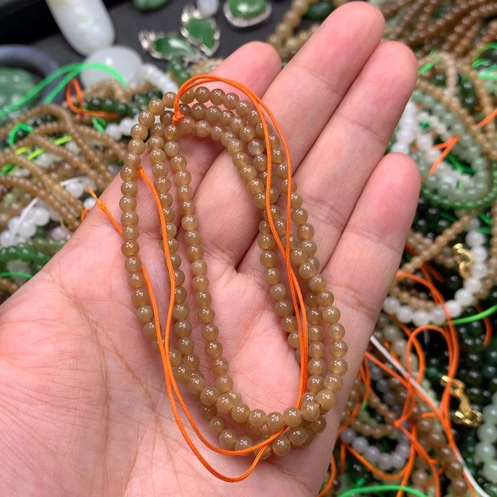 和田玉未镶嵌手链25
