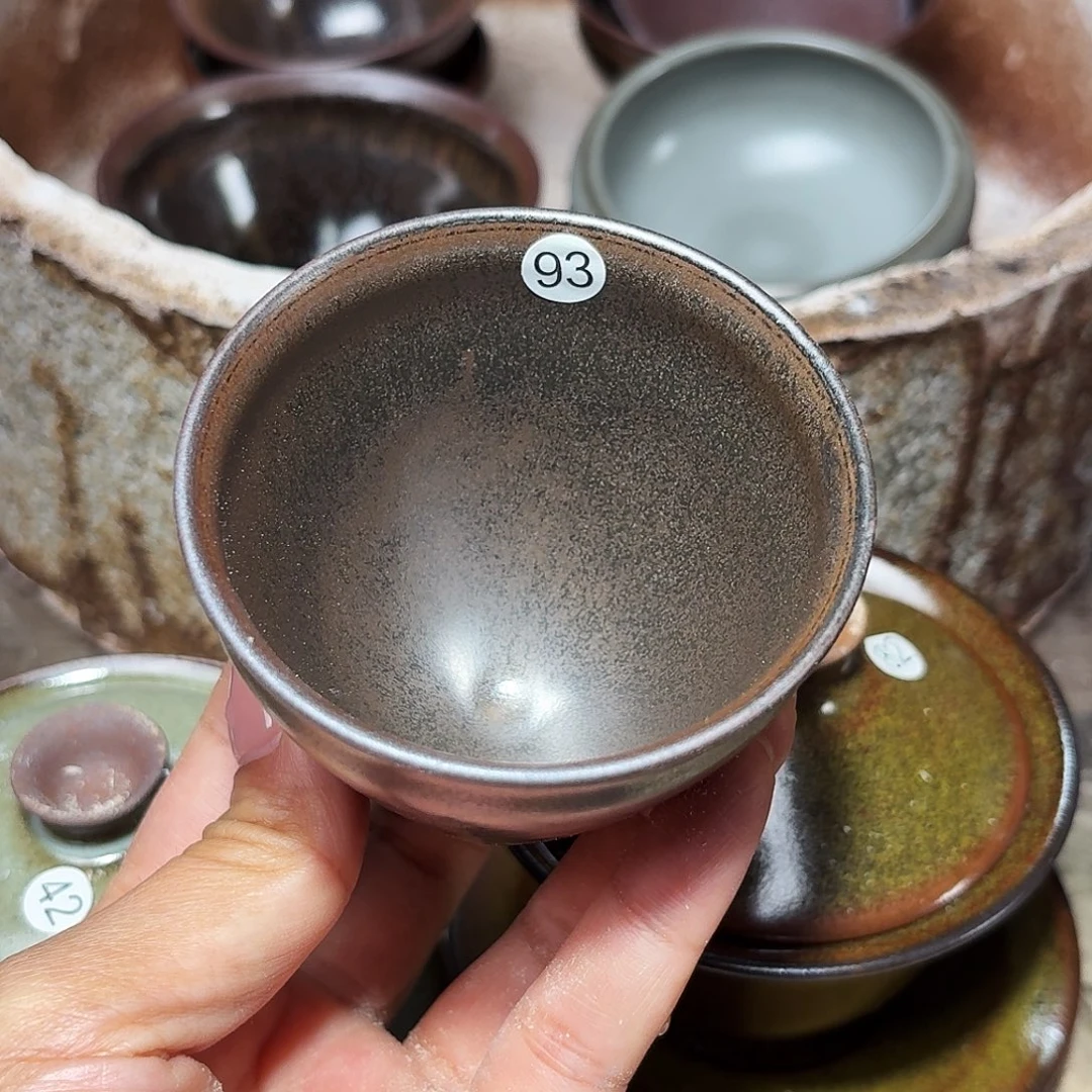 茶盏义兴龙窑建盏93微瑕