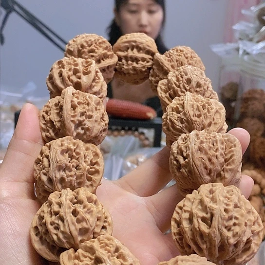 【闪购商品】把件文玩核桃40苹果手持