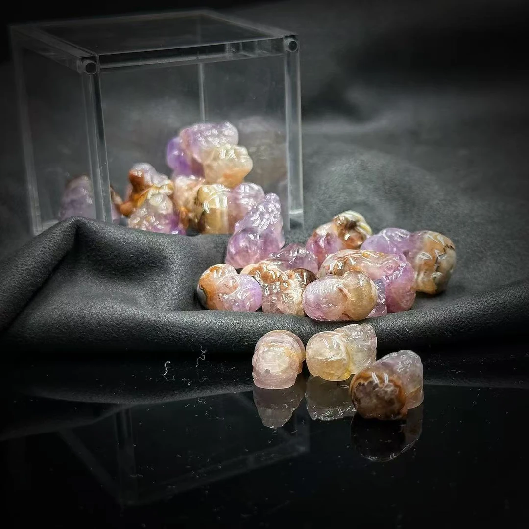 【缪老师严选】SJ0864紫钛极光23幻彩 貔貅吊坠 多样性发其一