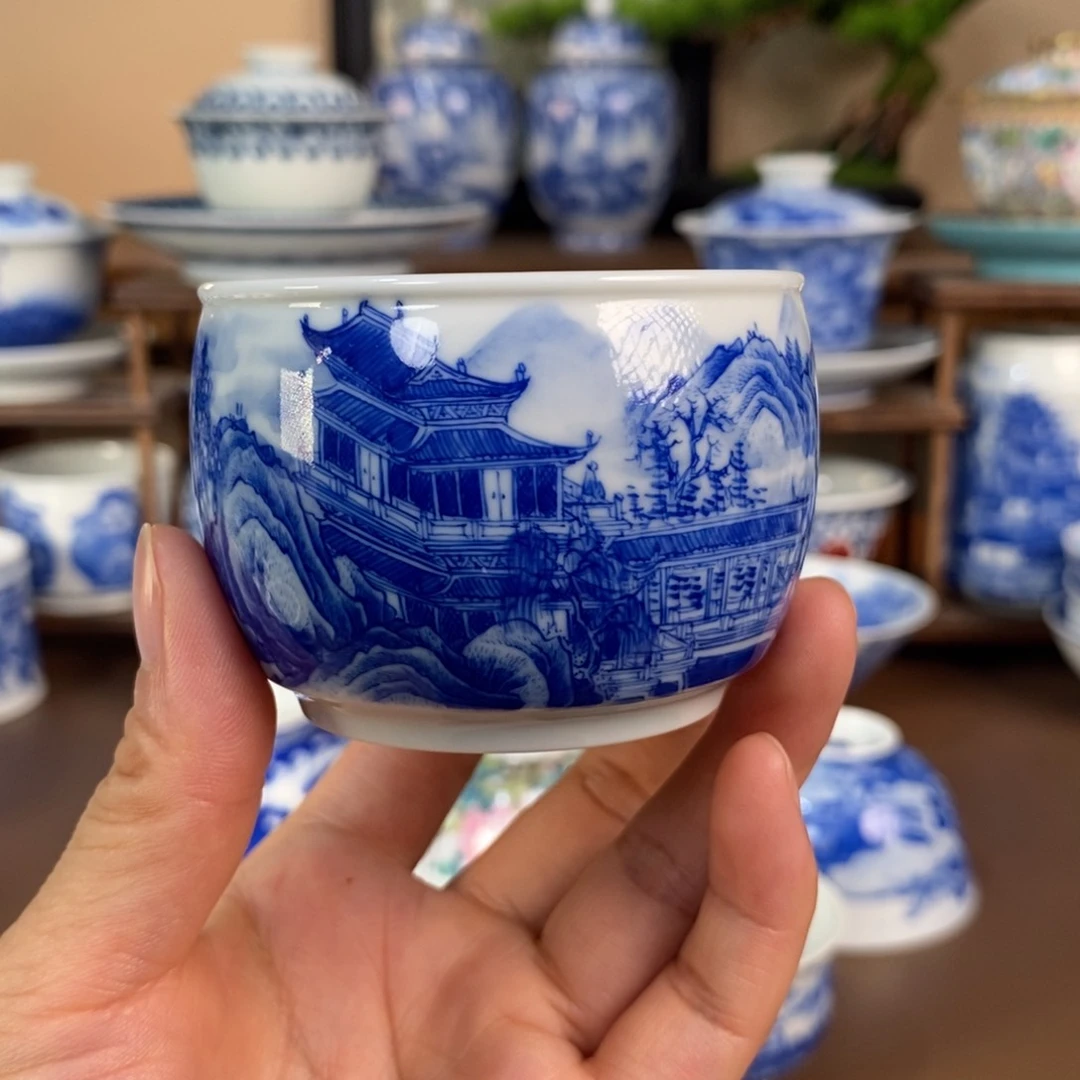 景德镇陶瓷手工手绘