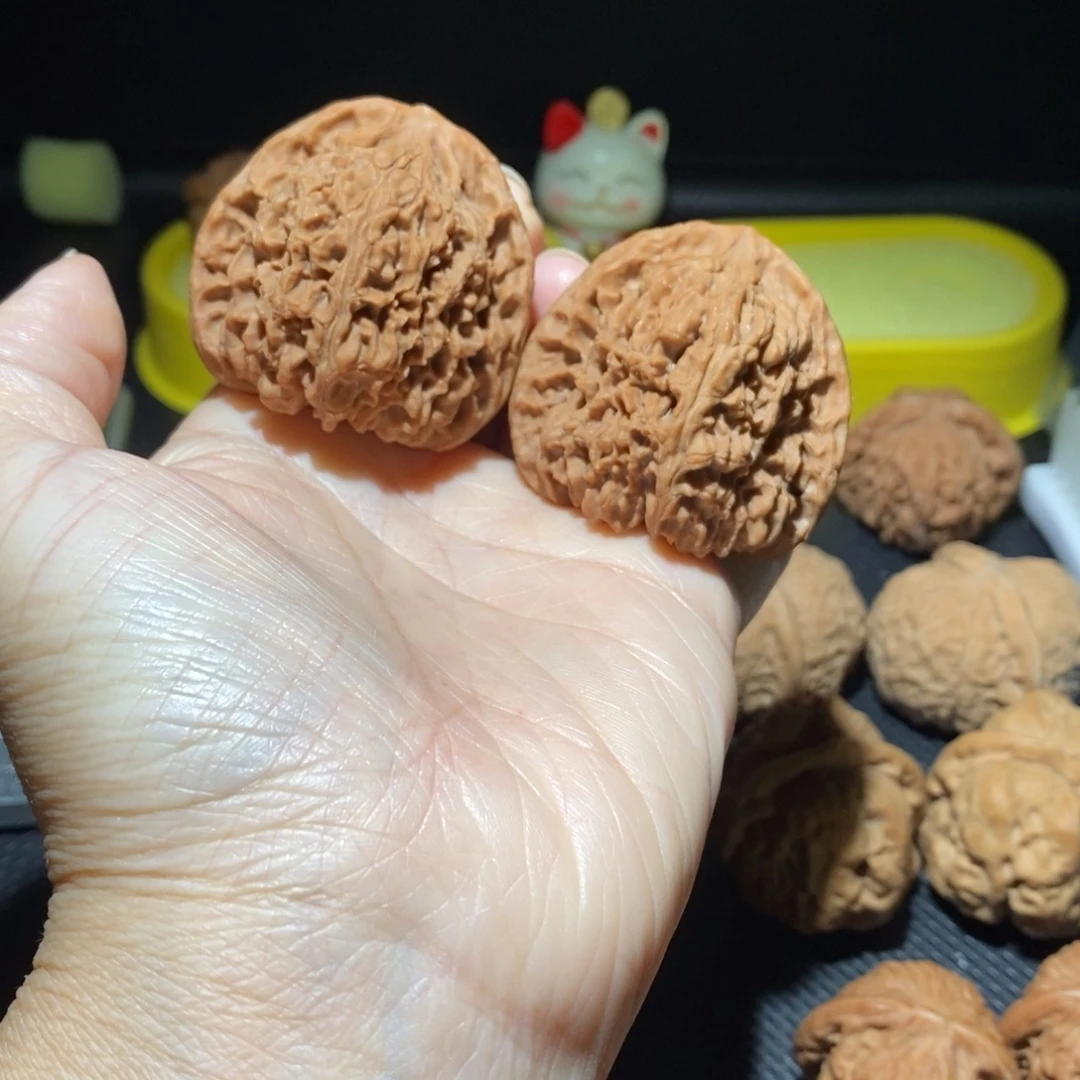 把件文玩核桃三角疆