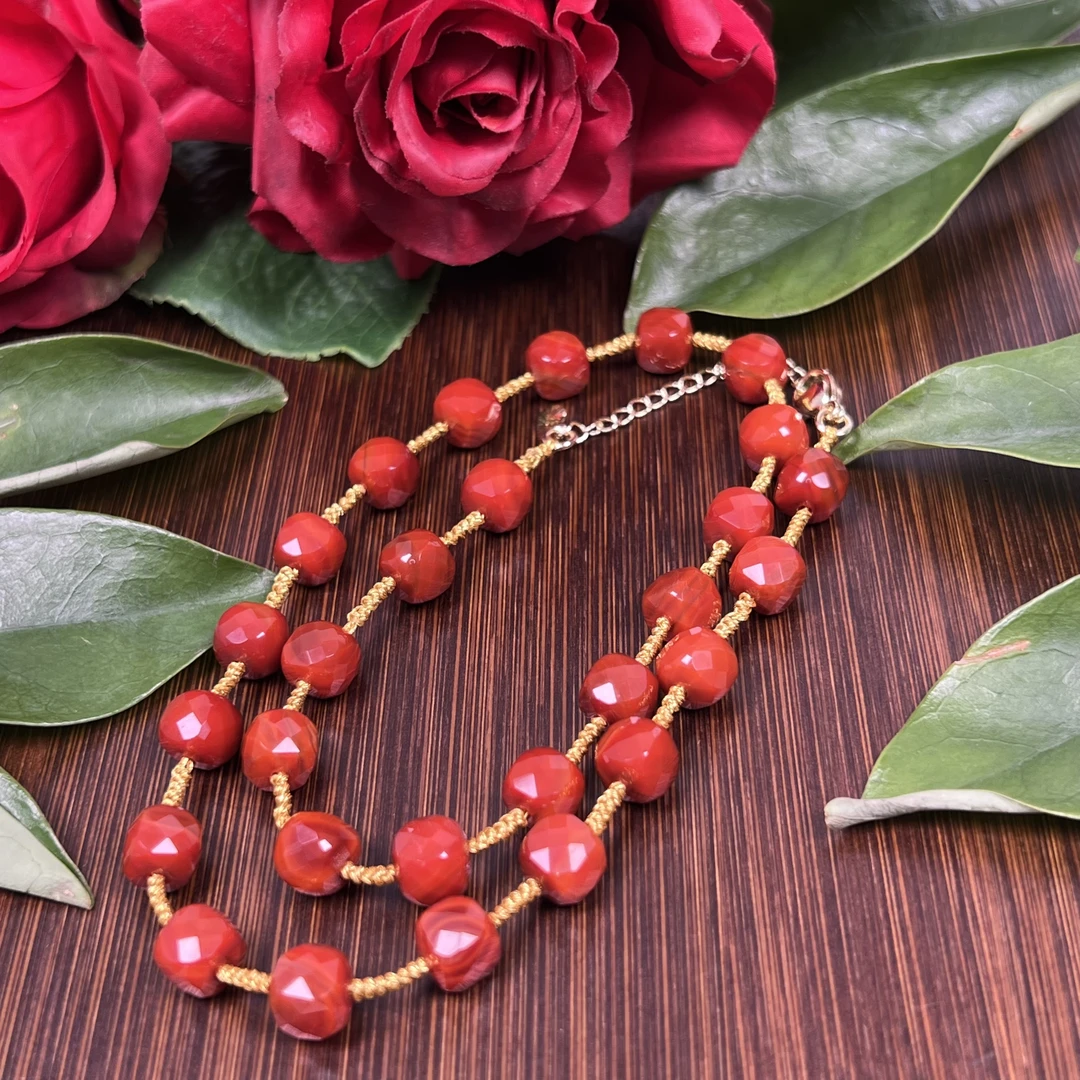 K20南红玛瑙原切项链